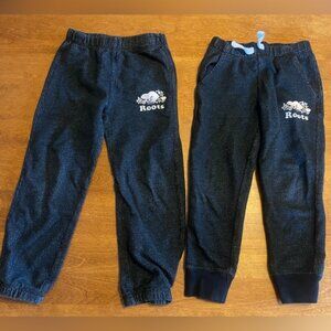 Roots 5T Joggers Pants Sweatpants Neutral Boys Girls Kids Casual Comfy 5 Yr Pant